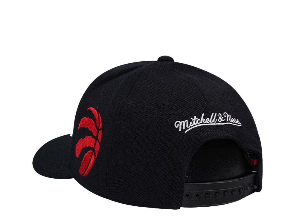 Mitchell & Ness Toronto Raptors Team Script 2.0 Stretch Classic Red Flex Snapback Cap