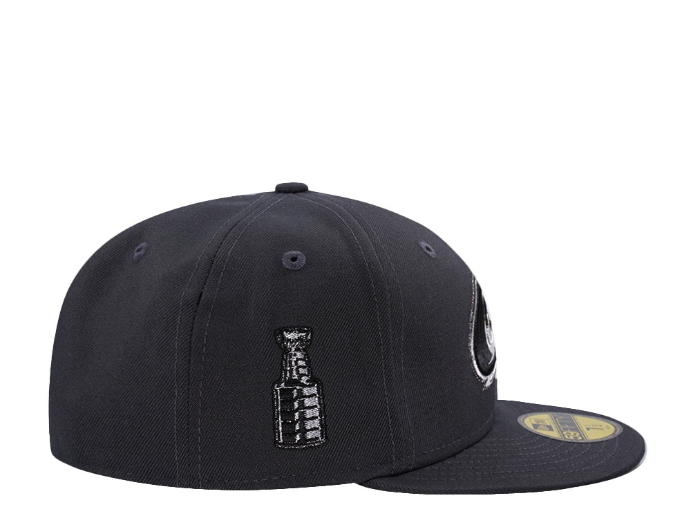 New Era Carolina Hurricanes Stanley Cup Metallic Anthracite Prime Edition 59Fifty Fitted Cap