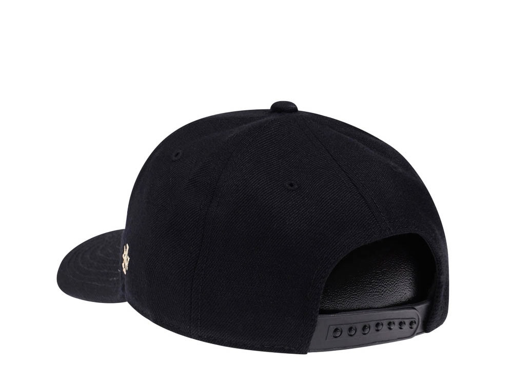 American Needle Yellowstone National Park Happy Fisherman Black Snapback Cap