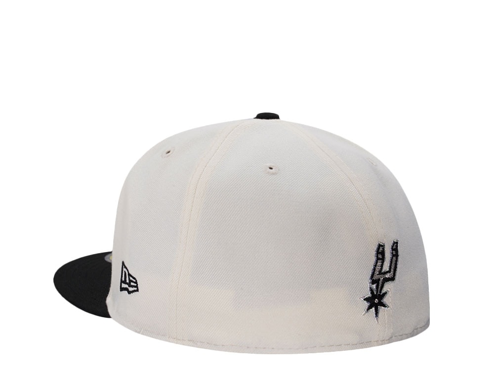 New Era San Antonio Spurs All Star Game 1980 Chrome Two Tone Edition 59Fifty Fitted Cap