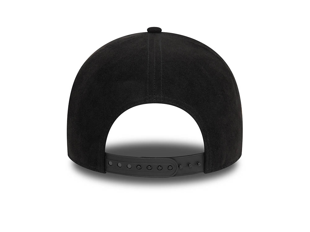 New Era New York Yankees Faux Suede Edition Black 9Forty A Frame Snapback Cap