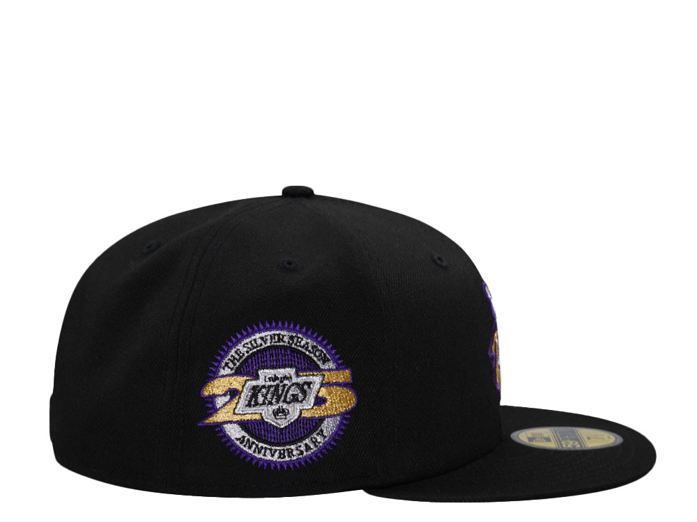 New Era Los Angeles Kings 25th Anniversary Black Prime Edition 59Fifty Fitted Cap