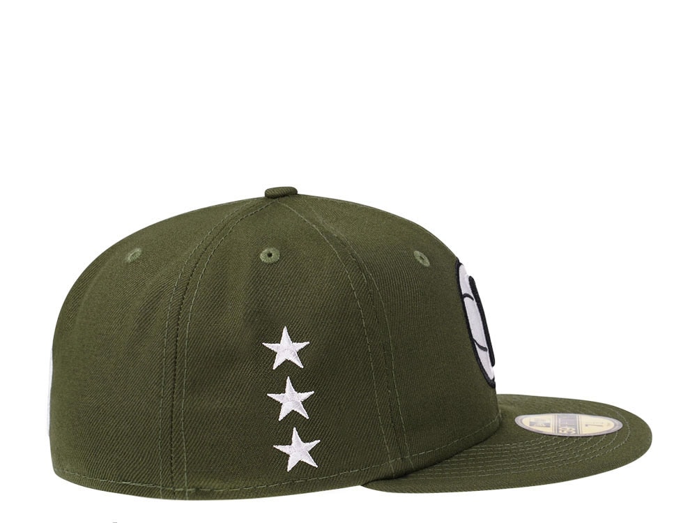 New Era Brooklyn Nets Rifle Green Edition 59Fifty Fitted Cap