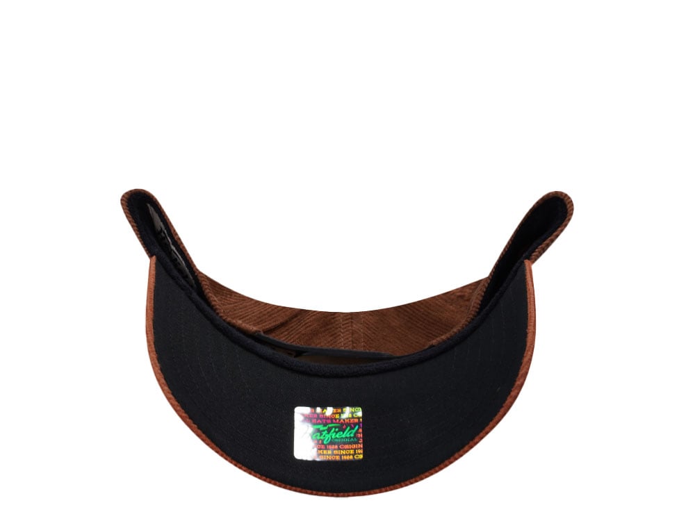Hatfield Bull Corduroy Brown Snapback Cap