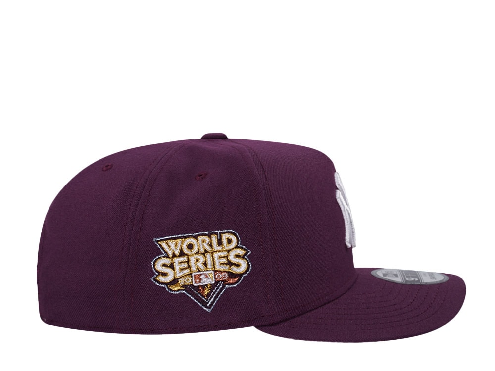New Era New York Yankees World Series 2009 Real Plum Edition 9Fifty A Frame Snapback Cap