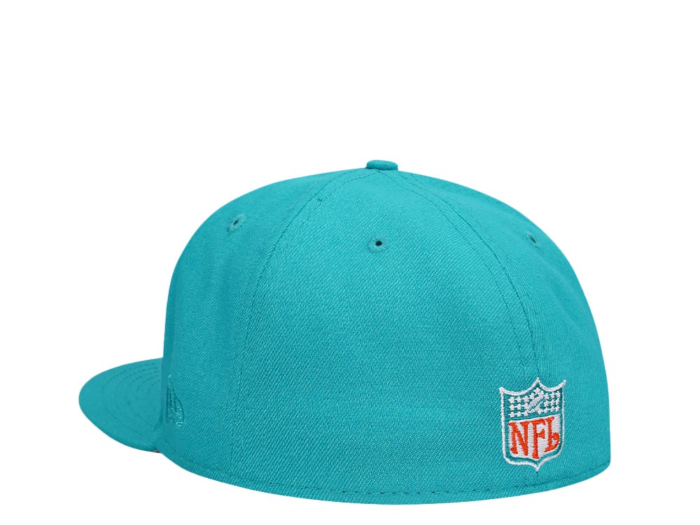 New Era Miami Dolphins 30th Anniversary Teal Classic Edition 59Fifty Fitted Cap