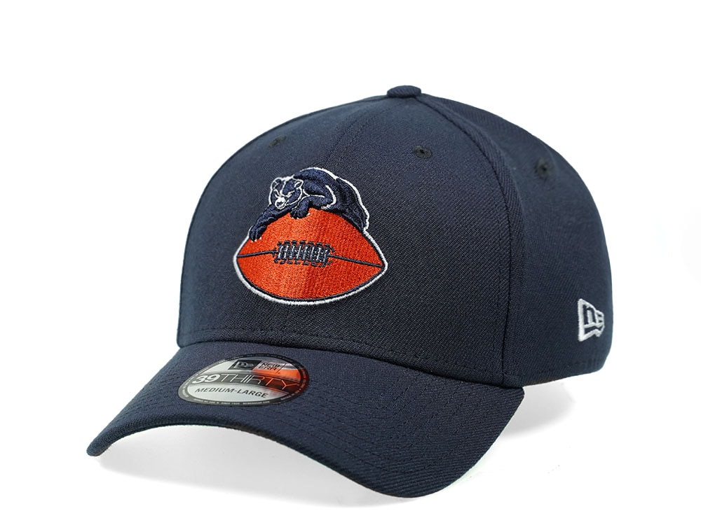 New Era Chicago Bears Throwback Primary Logo 39Thirty Stretch Cap