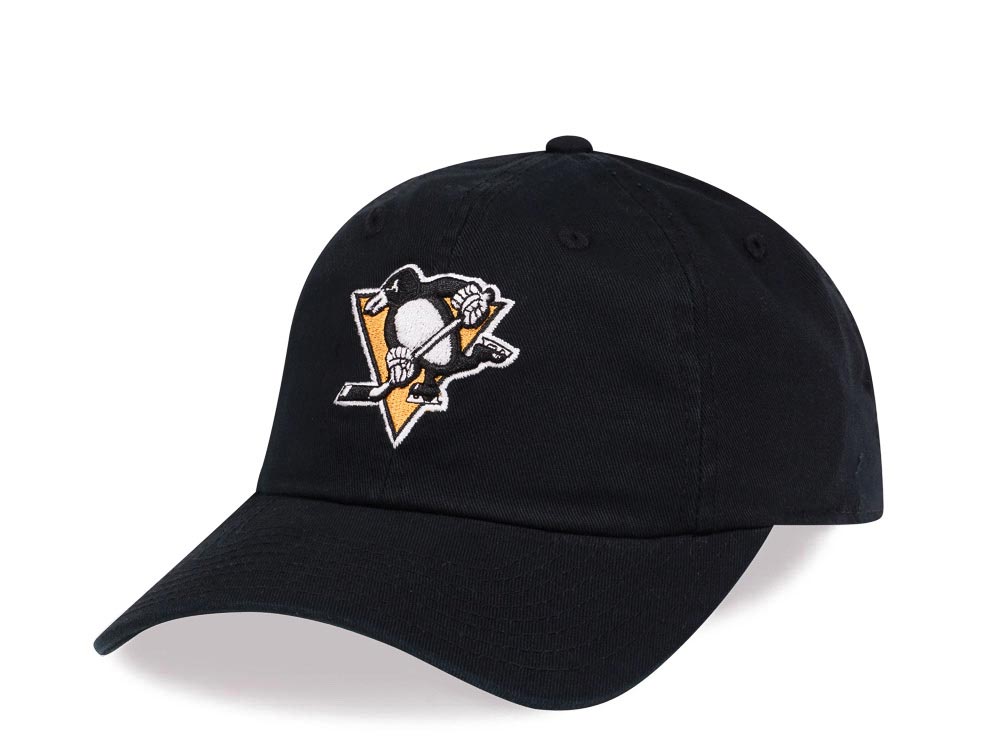 American Needle Pittsburgh Penguins Black Casual Strapback Cap
