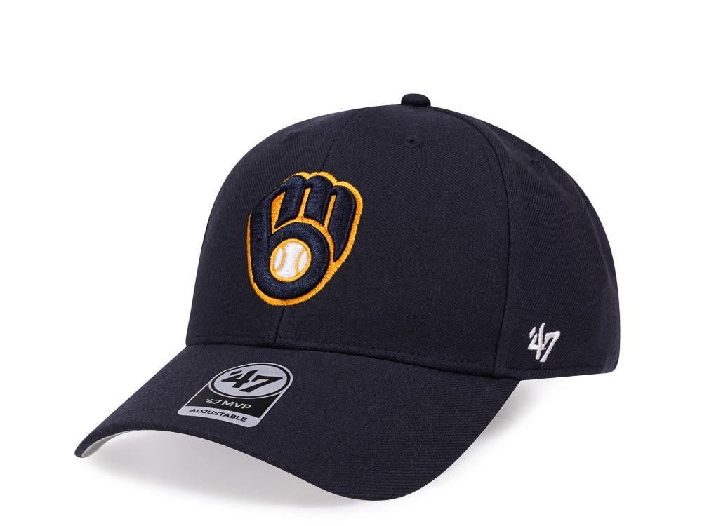 47Brand Milwaukee Brewers Classic Navy Strapback Cap