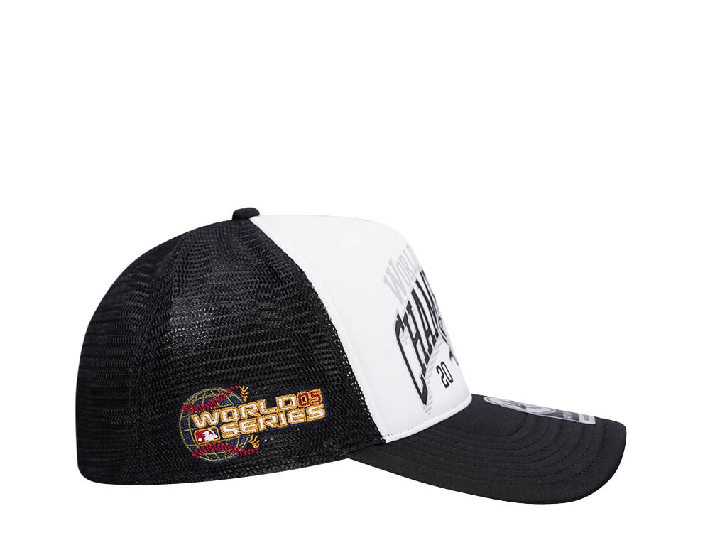 47Brand Chicago White Sox BCPTN World Series Black Foam Champ Offside Trucker Snapback Cap