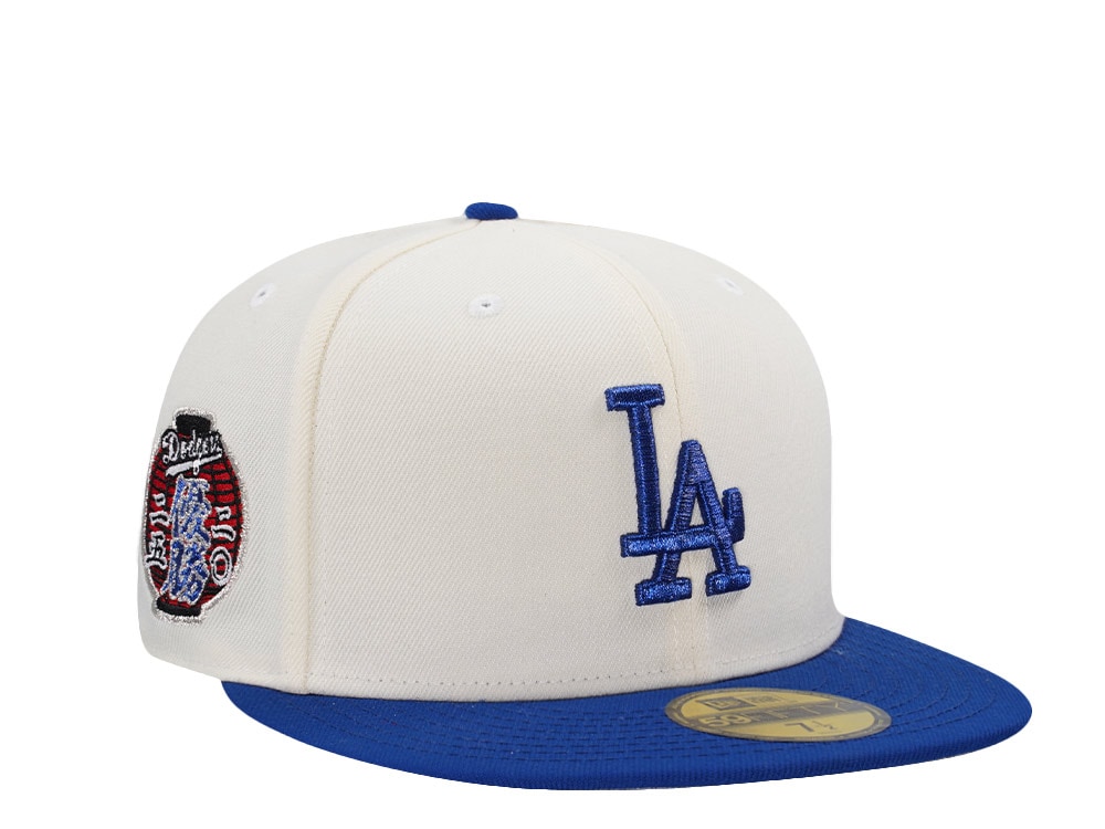 New Era Los Angeles Dodgers World Series Chase 2025 White Prime Edition 59Fifty Fitted Cap