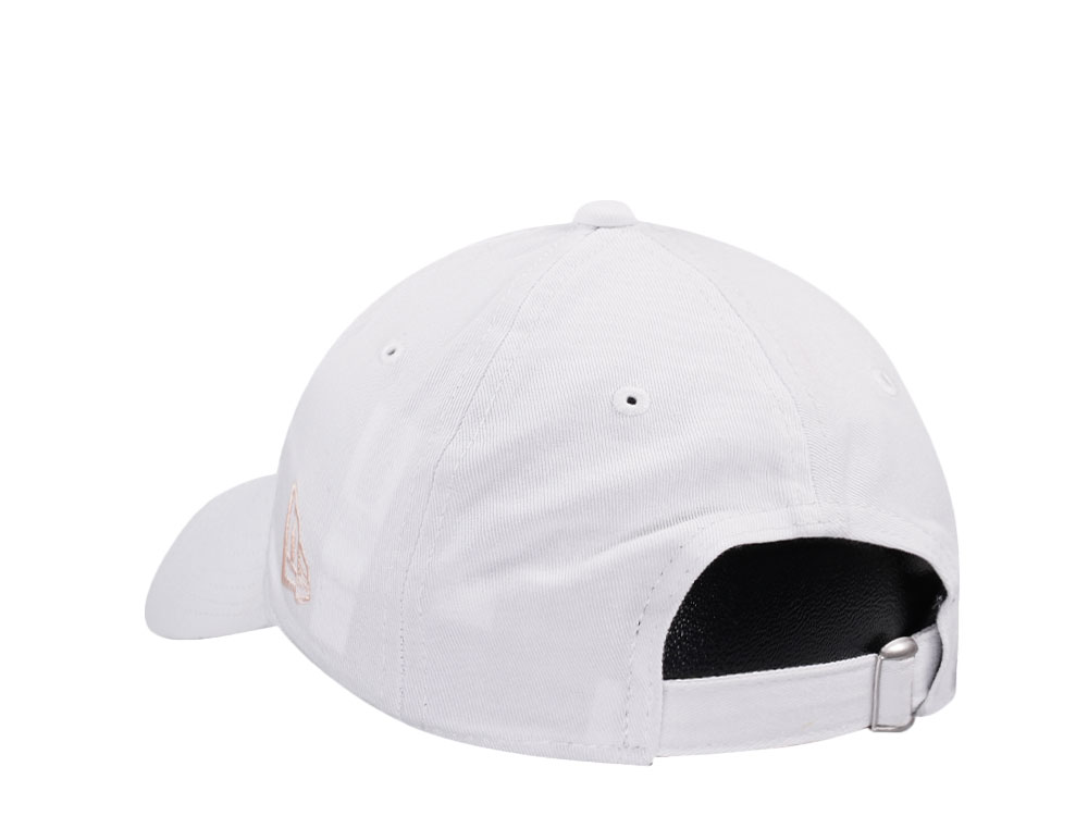 New Era New York Yankees White Apricot Womens 9Twenty Strapback Cap