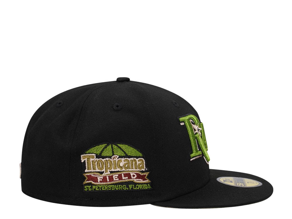 New Era Tampa Bay Rays Tropicana Field Olive Black Edition 59Fifty Fitted Cap