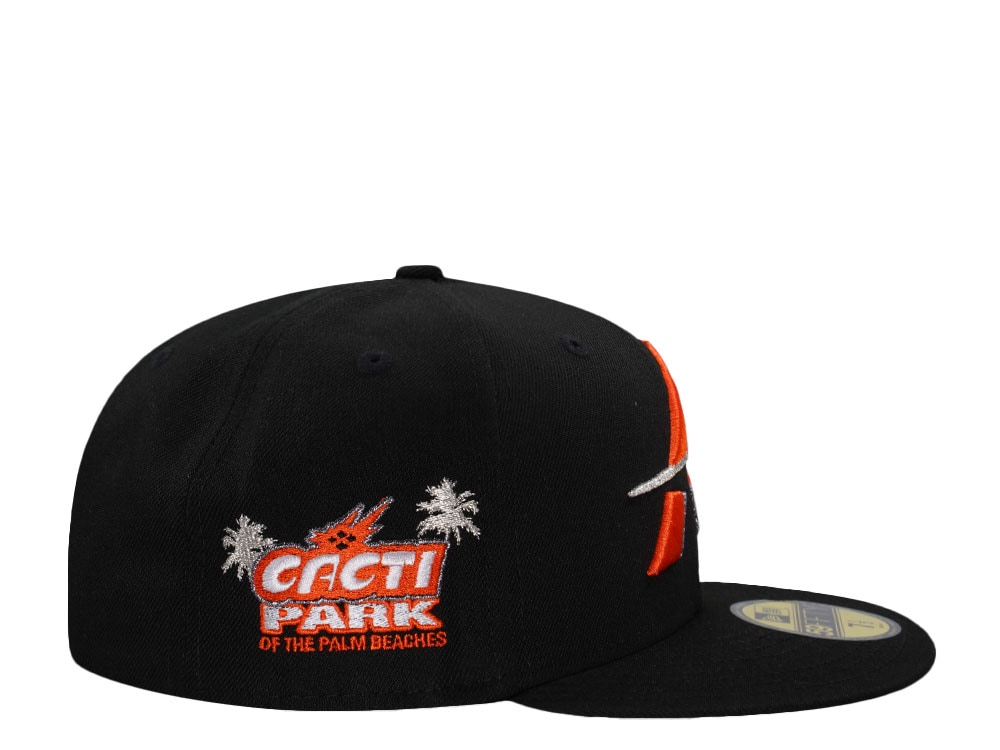 New Era Houston Astros Cacti Park Black Prime Edition 59Fifty Fitted Cap