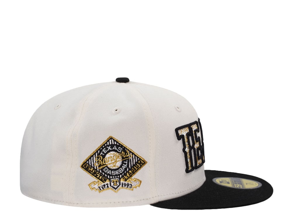 New Era Texas Rangers Arlington Stadium Chrome Two Tone Edition 59Fifty Fitted Cap