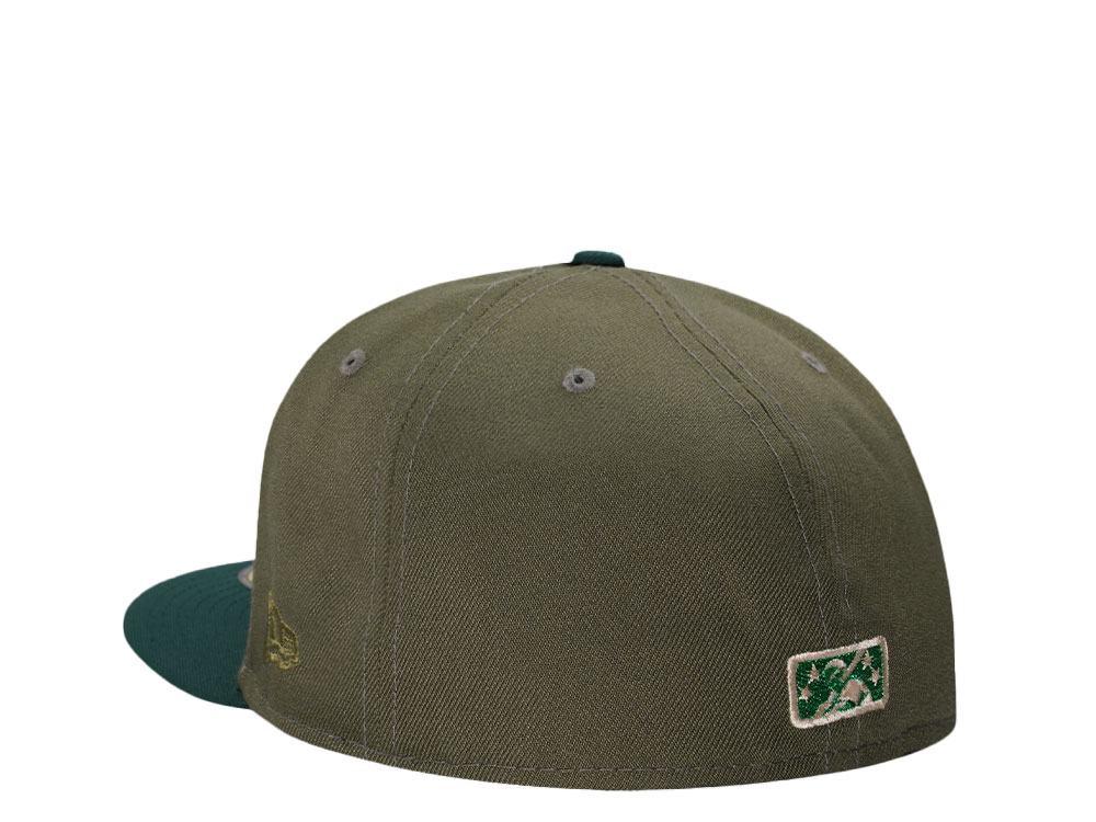 New Era Rancho Cucamonga Quakes All Star Game 2015 Sneaky Olive Two Tone Edition 59Fifty Fitted Cap