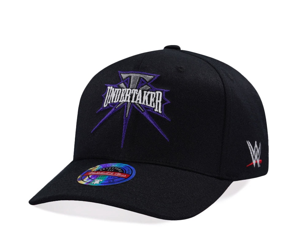 Mitchell & Ness Wrestlemania WWE Undertaker Classic Red Stretch Snapback Cap