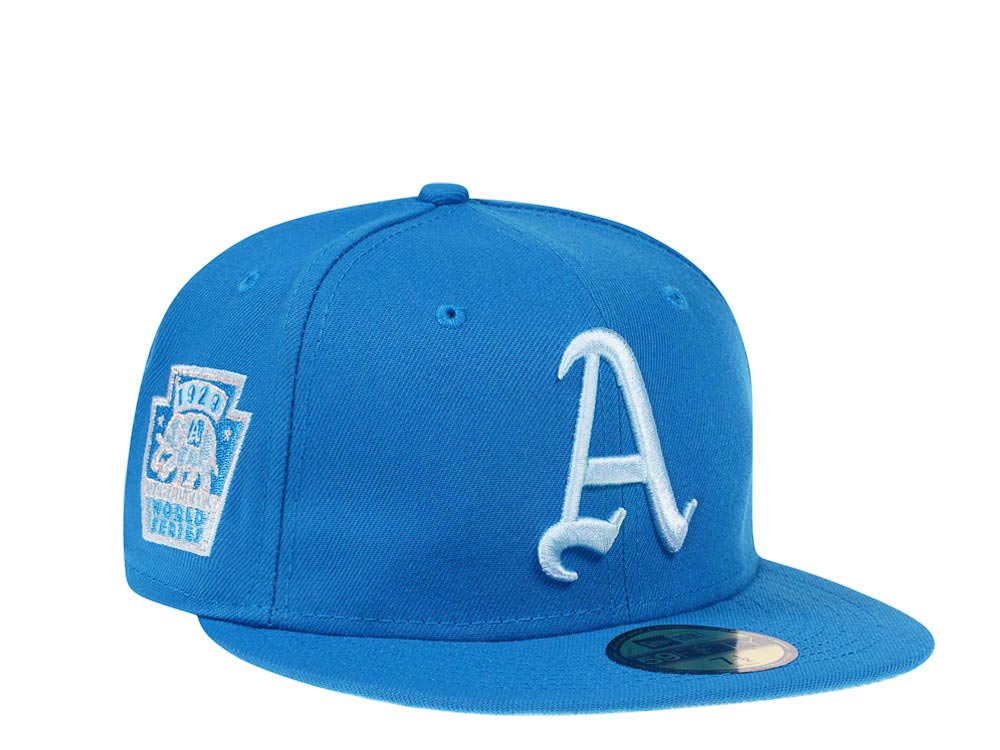 New Era Philadelphia Athletics World Series 1929 Glacier Ice Edition 59Fifty Fitted Cap