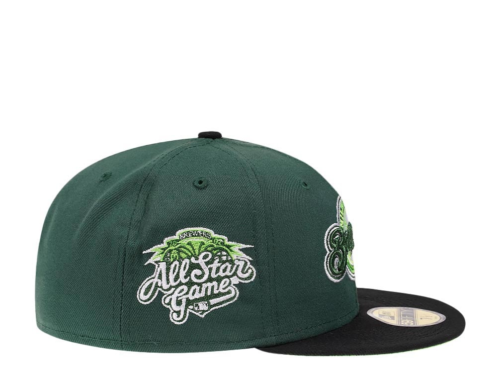 New Era Milwaukee Brewers All Star Game 2002 Green Hops Two Tone Edition 59Fifty Fitted Cap