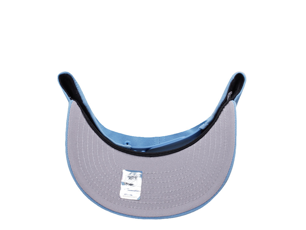 New Era Utah Mammoth Inaugural Season Sky Blue Prime Edition 9Fifty A Frame Snapback Cap