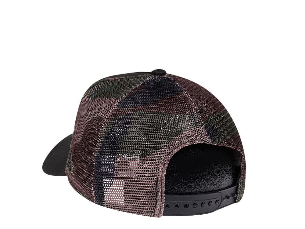 New Era Carolina Panthers Camo 9Forty A Frame Trucker Snapback Cap