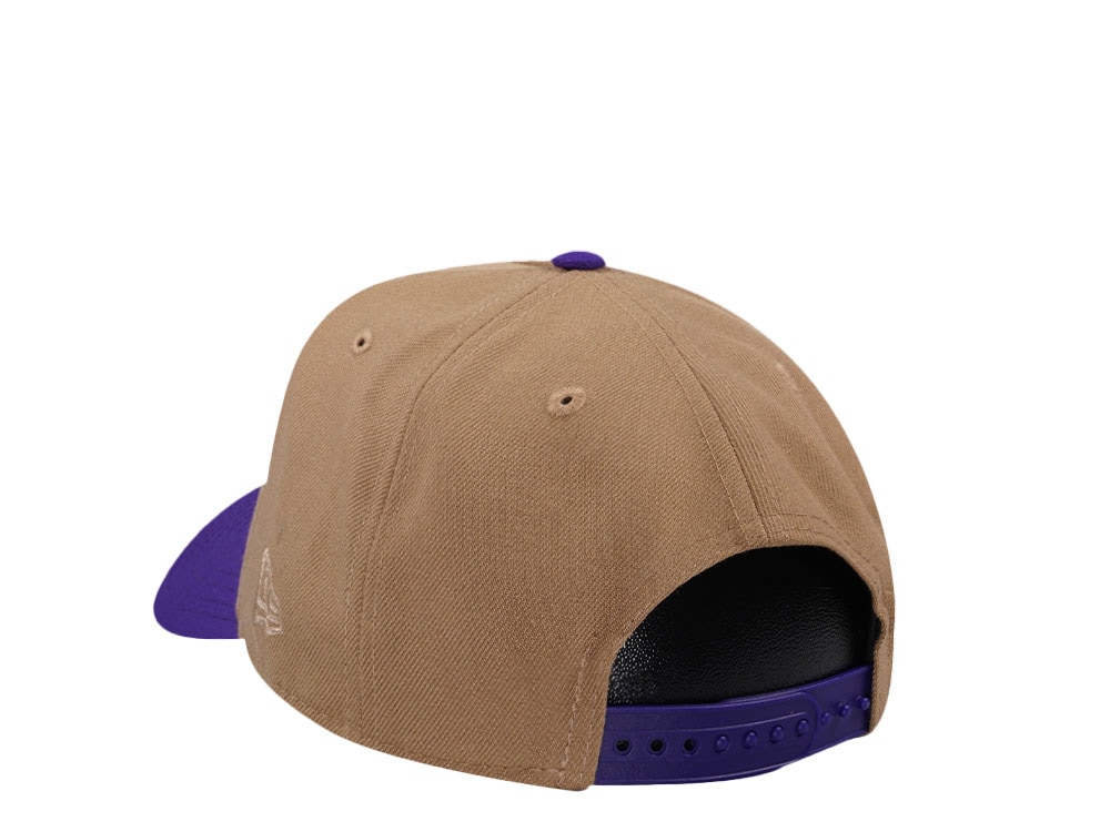 New Era Minnesota Vikings Khaki Two Tone Edition 9Forty A Frame Snapback Cap