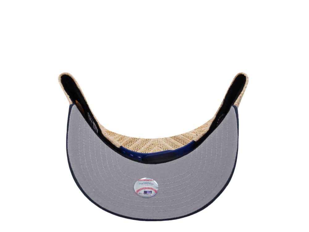 New Era Los Angeles Dodgers Grained Blue Edition 9Fifty Trucker A Frame Snapback Cap