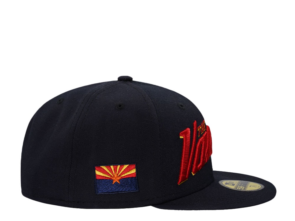 New Era Phoenix Suns Valley Script Navy Classic Edition 59Fifty Fitted Cap