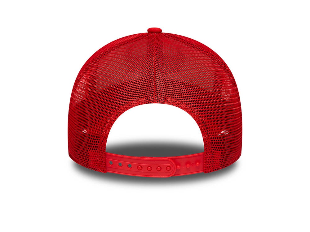 New Era Chicago Bulls 6 Time NBA Champions Edition 9Forty A Frame Trucker Snapback Cap