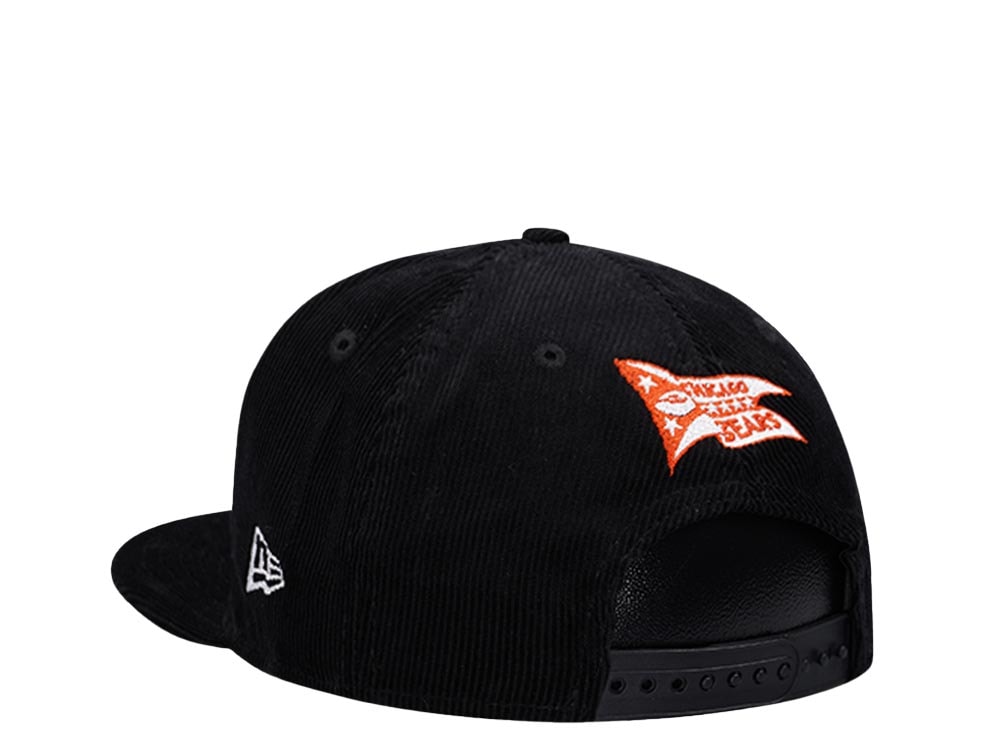 New Era Chicago Bears Black Corduroy Edition 9Fifty Snapback Cap