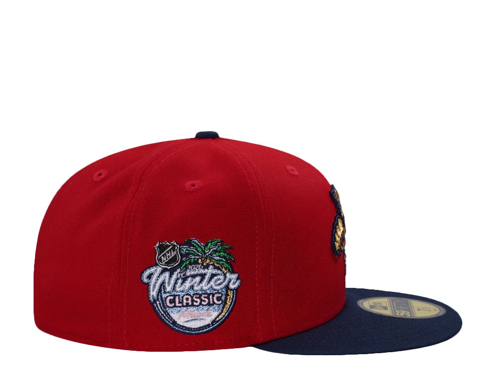 New Era Florida Panthers Winter Classic 2026 Scarlet Two Tone Edition 59Fifty Fitted Cap