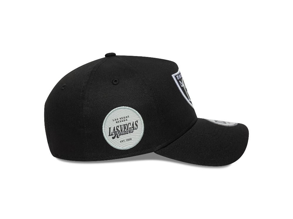 New Era Las Vegas Raiders Side Patch 9Forty A Frame Snapback Cap
