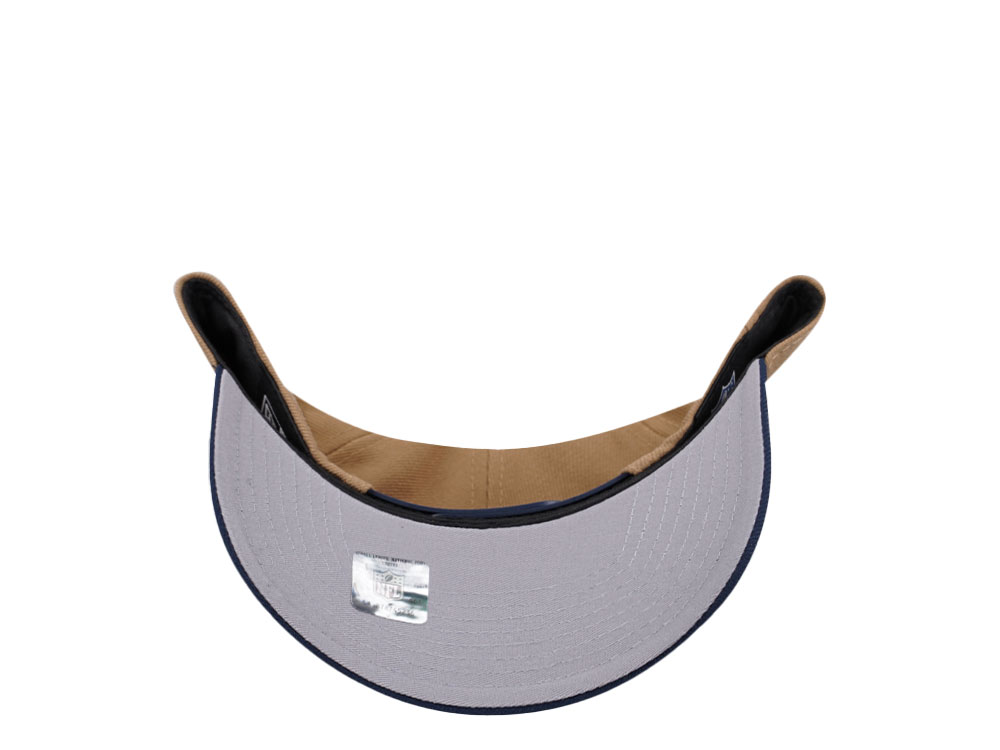 New Era Seattle Seahawks Khaki Two Tone Edition 9Forty A Frame Snapback Cap