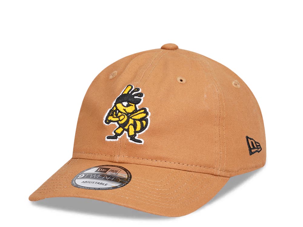 New Era Salt Lake Bees Beige 9Twenty Strapback Cap