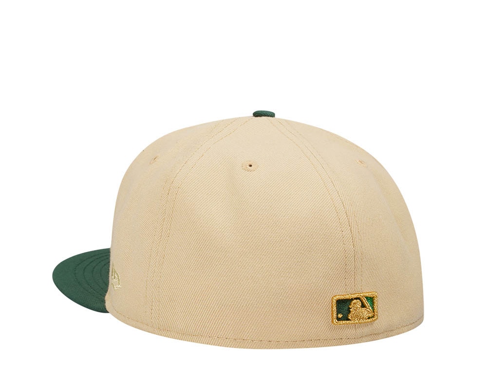 New Era Tampa Bay Rays 25th Anniversary Vegas Gold Two Tone Edition 59Fifty Fitted Cap