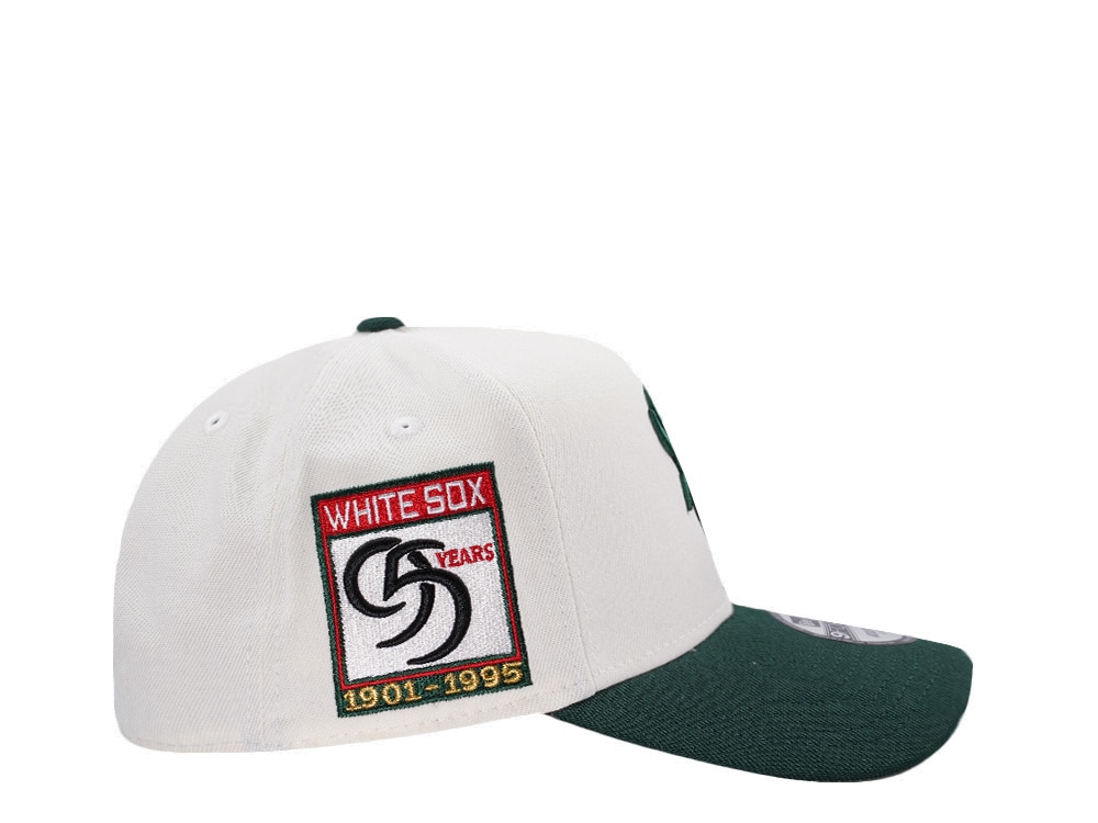 New Era Chicago White Sox 95 Years Dollar Chrome Two Tone Edition 9Forty A Frame Snapback Cap