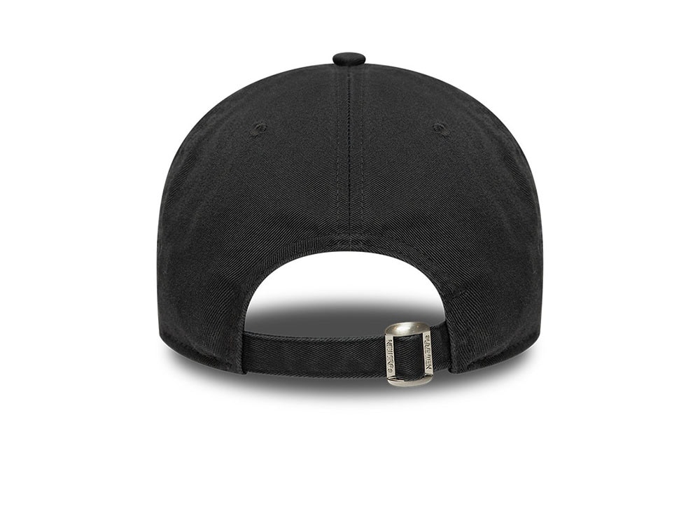 New Era Washed Distressed Black 9Twenty A Frame Strapback Cap