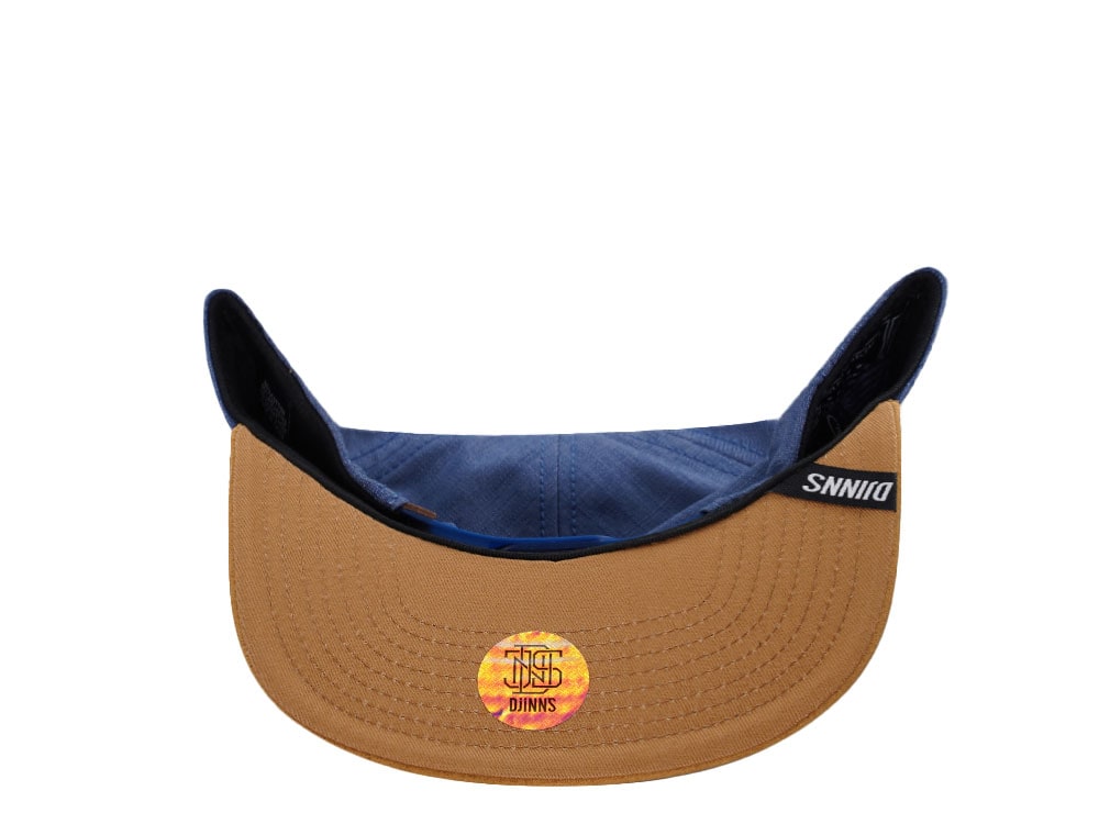 Djinns 2015 Linen Navy 6 Panel Snapback Cap