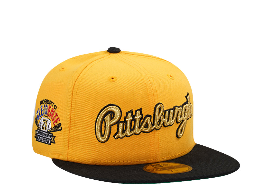 New Era Pittsburgh Pirates Roberto Clemente Gold Two Tone Edition 59Fifty Fitted Cap