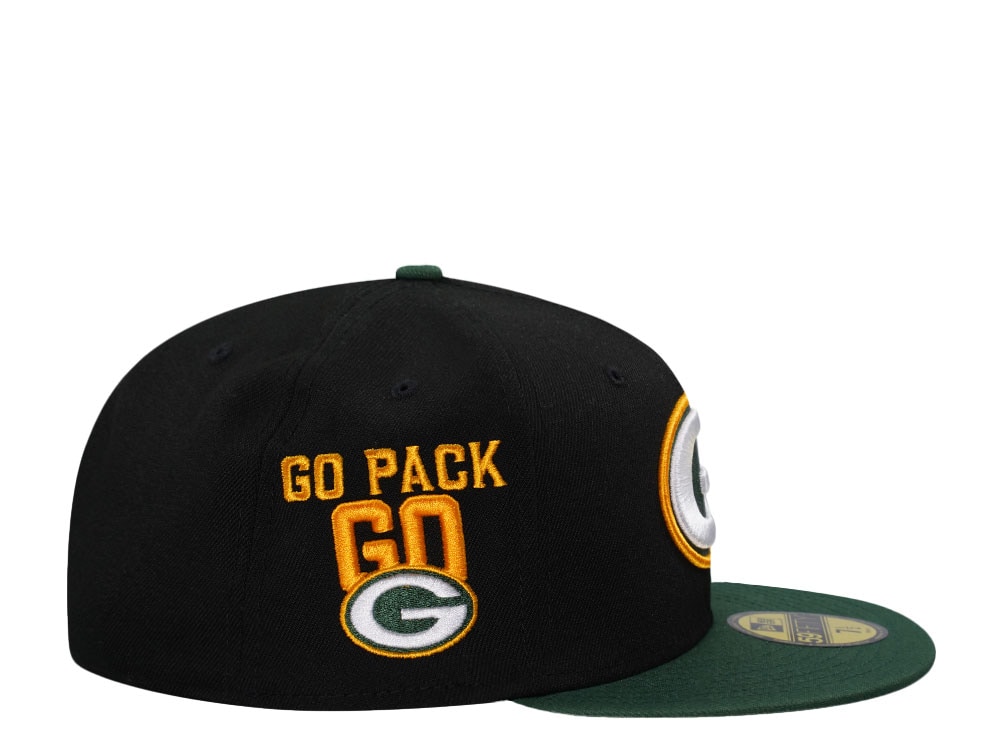 New Era Green Bay Packers Go Pack Go Two Tone Edition 59Fifty Fitted Cap