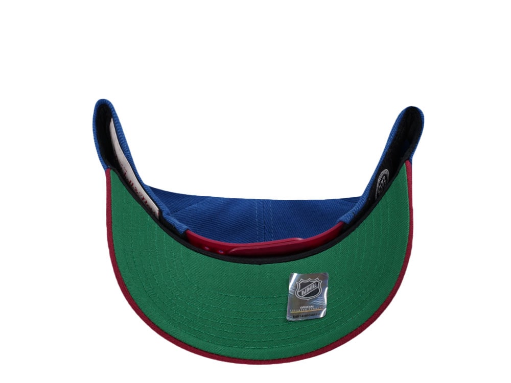 Mitchell & Ness Colorado Avalanche Pro Crown Fit Blue Snapback Cap