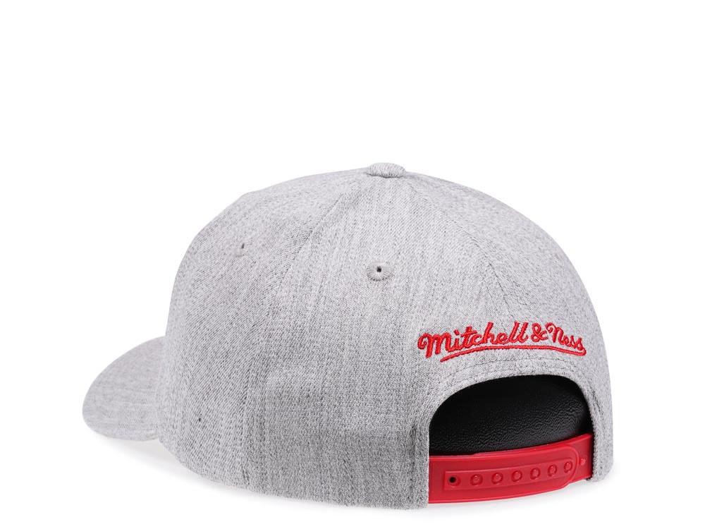 Mitchell & Ness Chicago Bulls Heather Red Line Flex Snapback Cap
