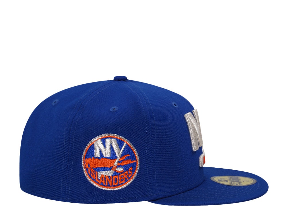 New Era New York Islanders Royal Metallic Prime Edition 59Fifty Fitted Cap