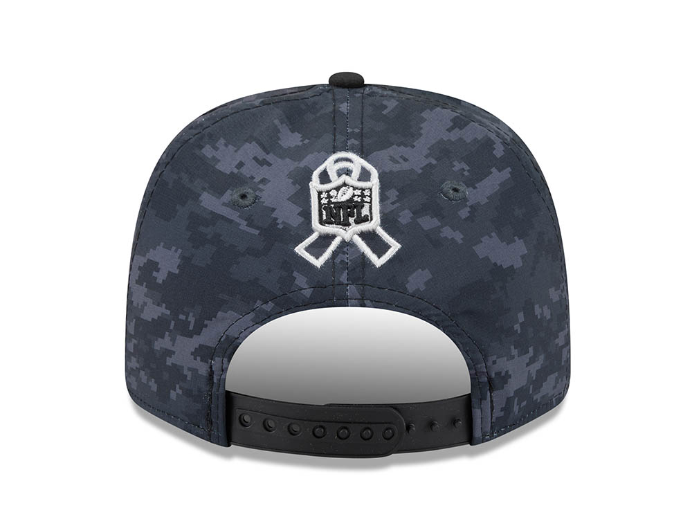 New Era Atlanta Falcons NFL Salute to Service 2026 Digi Camo Black 9Seventy Stretch Snapback Cap