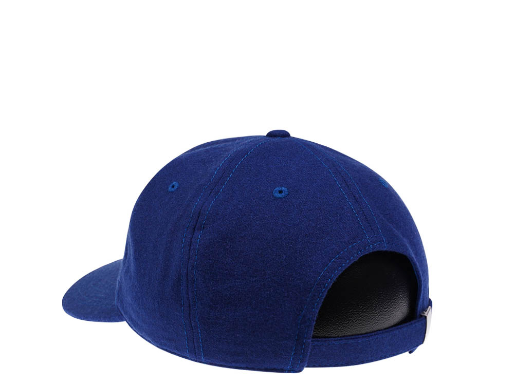 American Needle Winnipeg Jets Blue Curved Archive Wool Strapback Cap