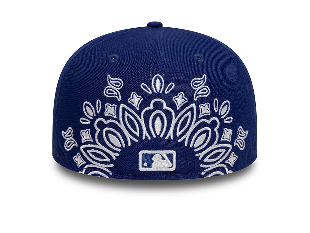 New Era Los Angeles Dodgers Blue Paisley Edition 59Fifty Fitted Cap