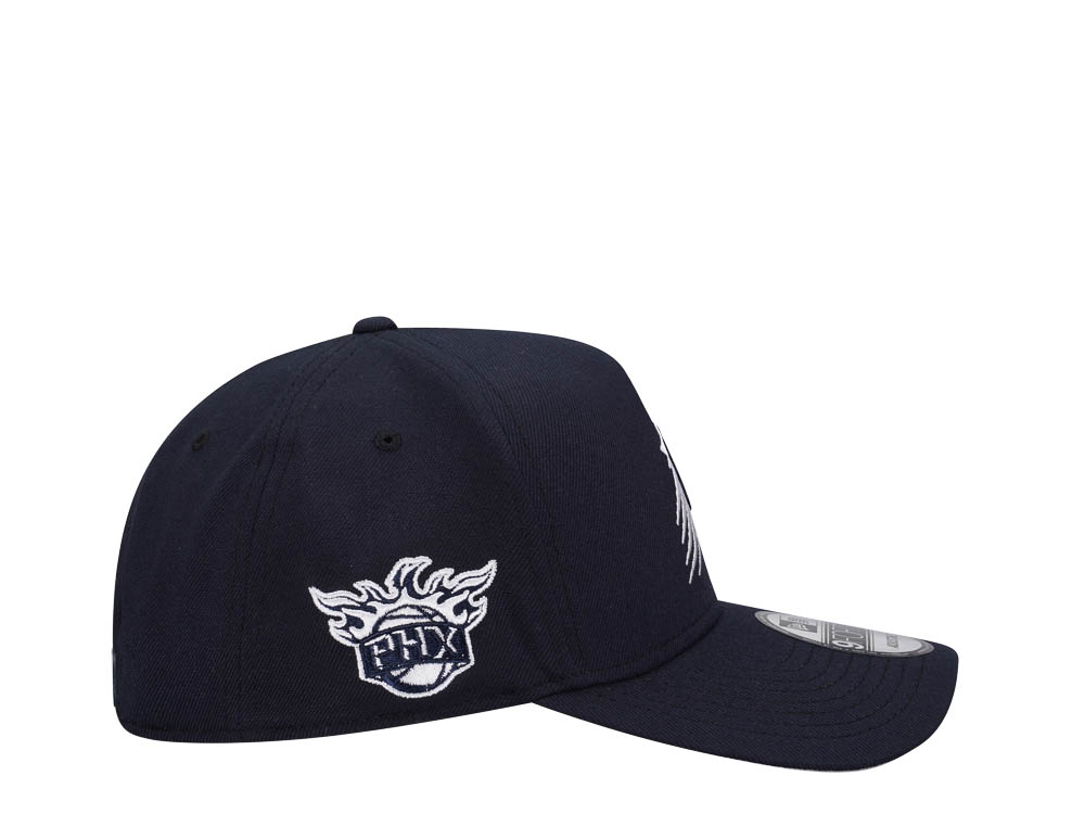 New Era Phoenix Suns C Dub Navy 9Forty A Frame Snapback Cap