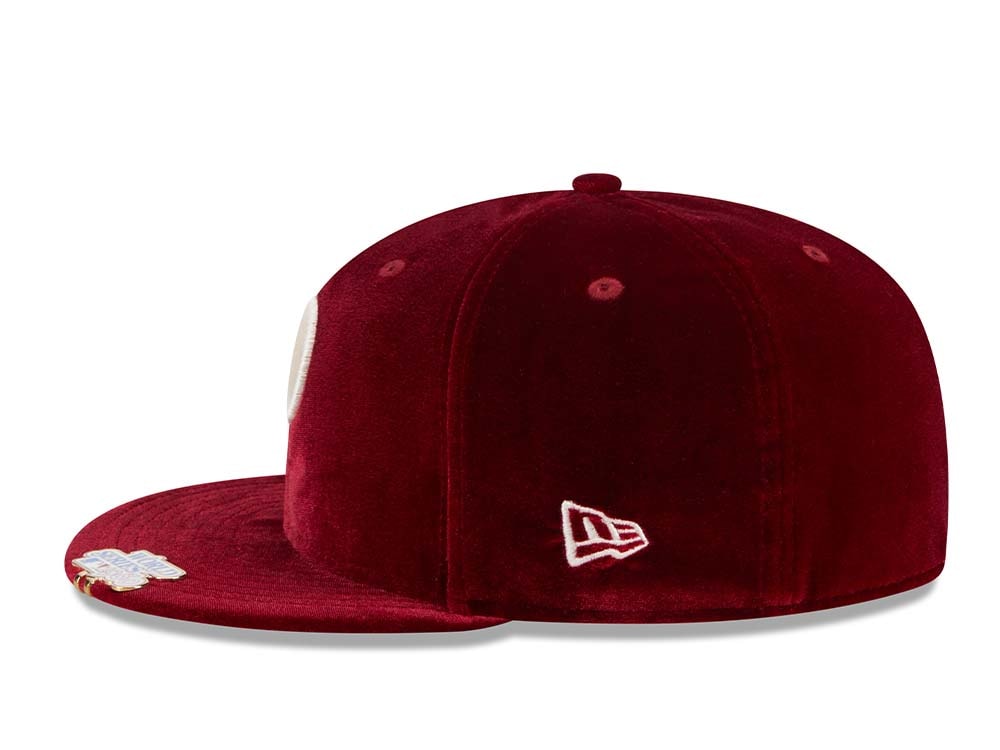 New Era Philadelphia Phillies World Series 1980 Velvet 59Fifty Fitted Cap