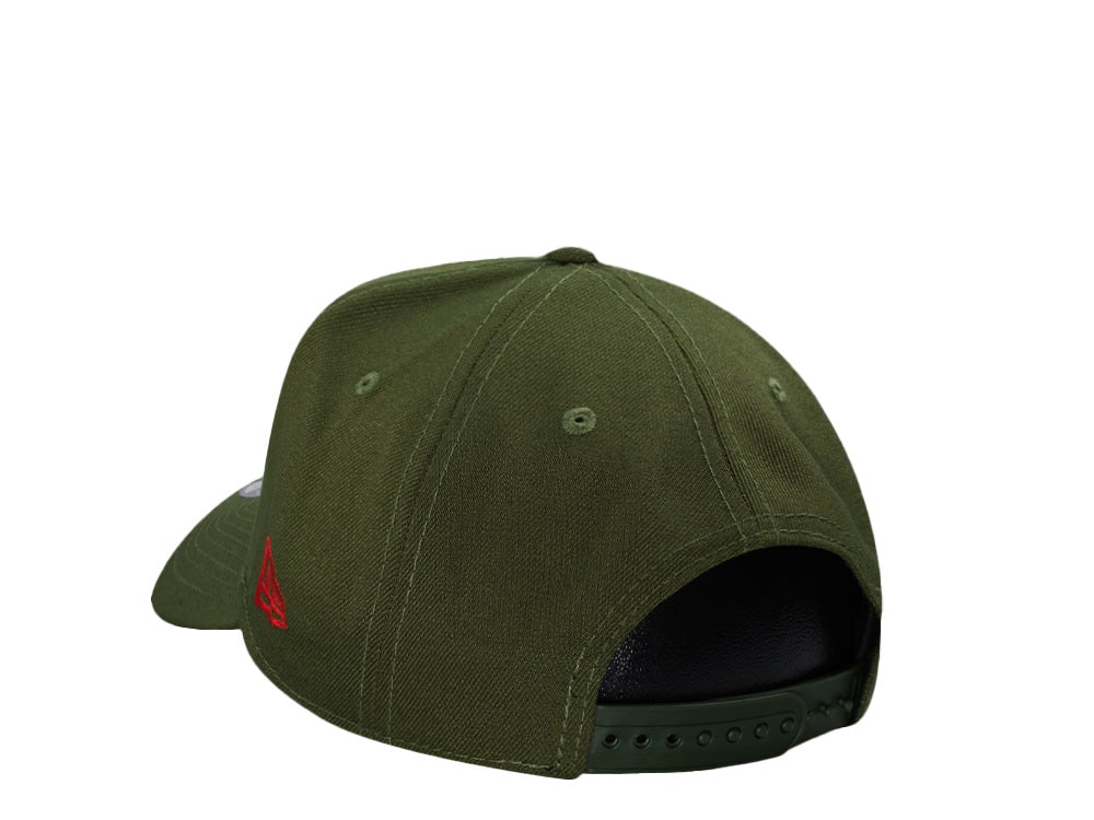 New Era Anaheim Ducks 30th Anniversary Horror Pack Rifle Green Edition 9Forty A Frame Snapback Cap