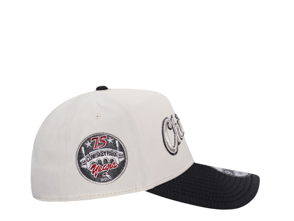 New Era Chicago White Sox 75 Years Metallic 9Forty A Frame Snapback Cap